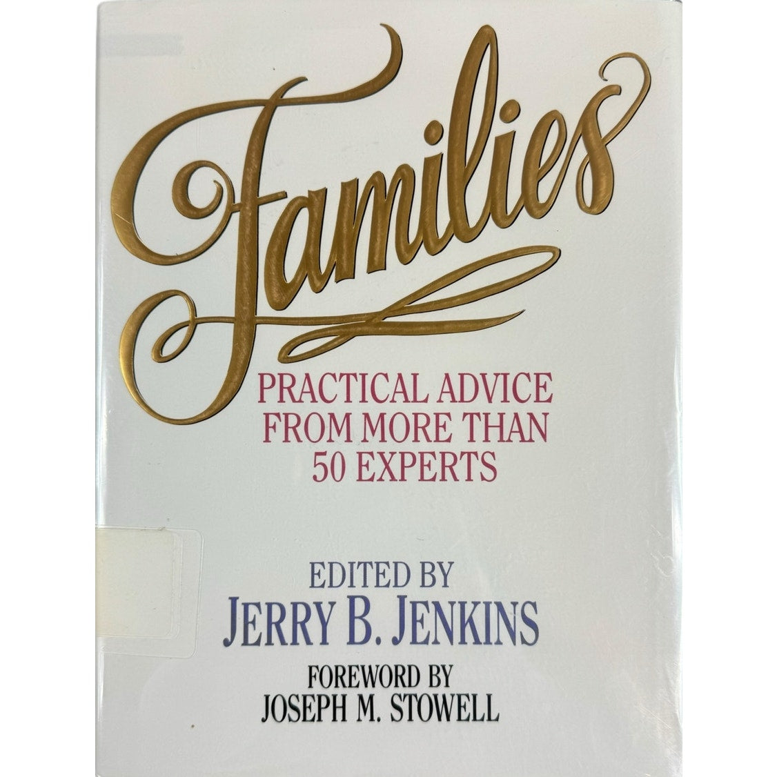 Families by Jerry B. Jenkins (Hardcover)