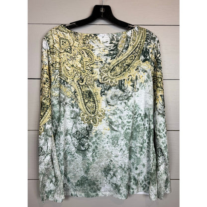 Time and Tru Long Sleeve Top Women's Size Large