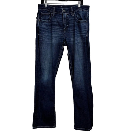 Bke Blue Straight Leg Jeans Men's 36x30