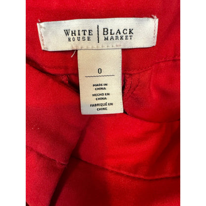 White House Black Market Cropped Pants Women's Size 0