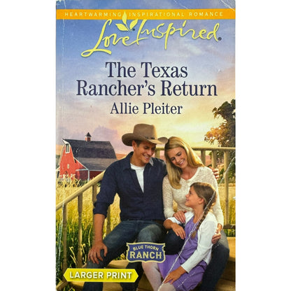 The Texas Rancher's Return by Allie Pleiter (Paperback) (Large Print)