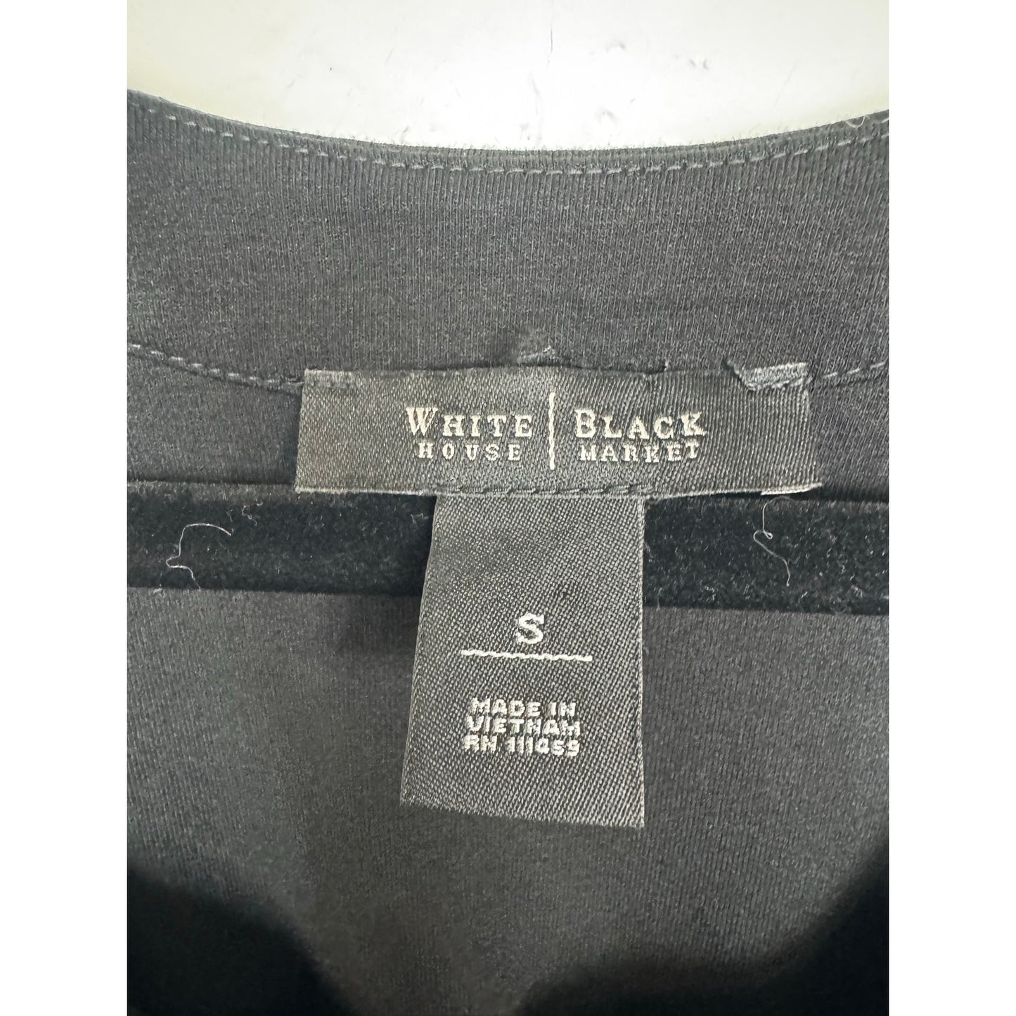 White House Black Market Black Blouse Women Women's Small