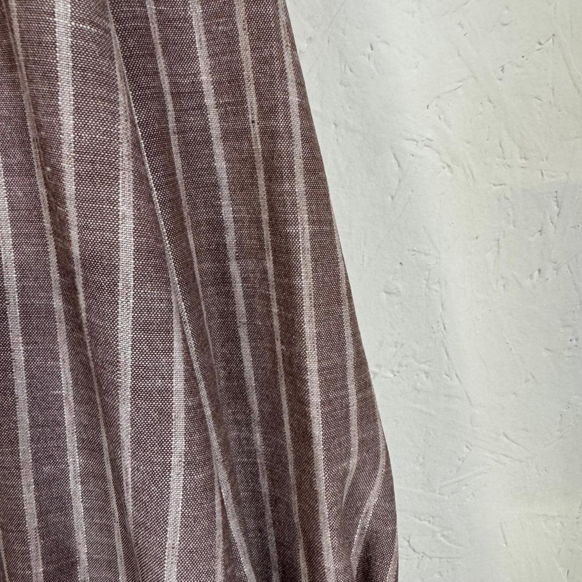Dazy Women's Brown White Striped Button Up Shirt XL - Image 4