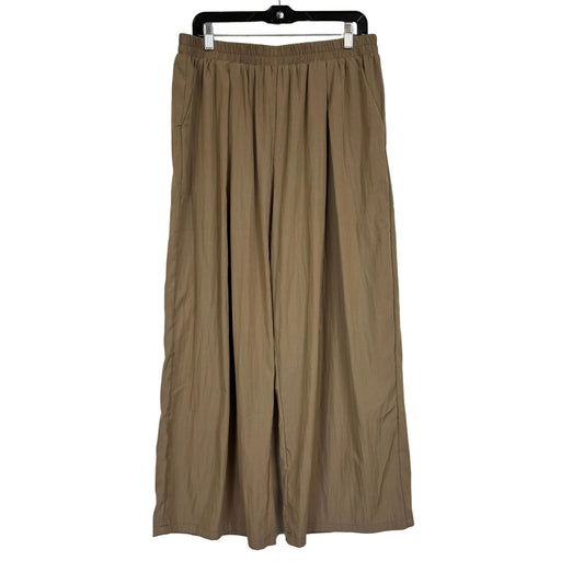 Dazy Women's Pants Brown Tan Wide-Leg Size 1XL - Image 1