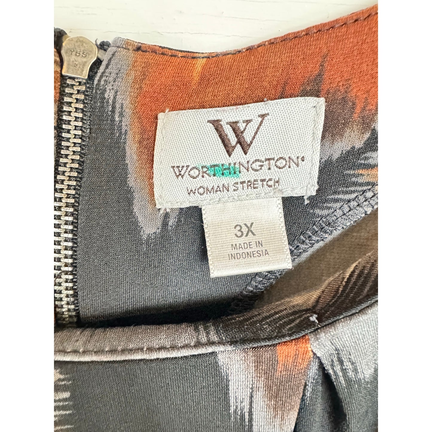 Worthington Short Sleeve Blouse Women's Size 3X