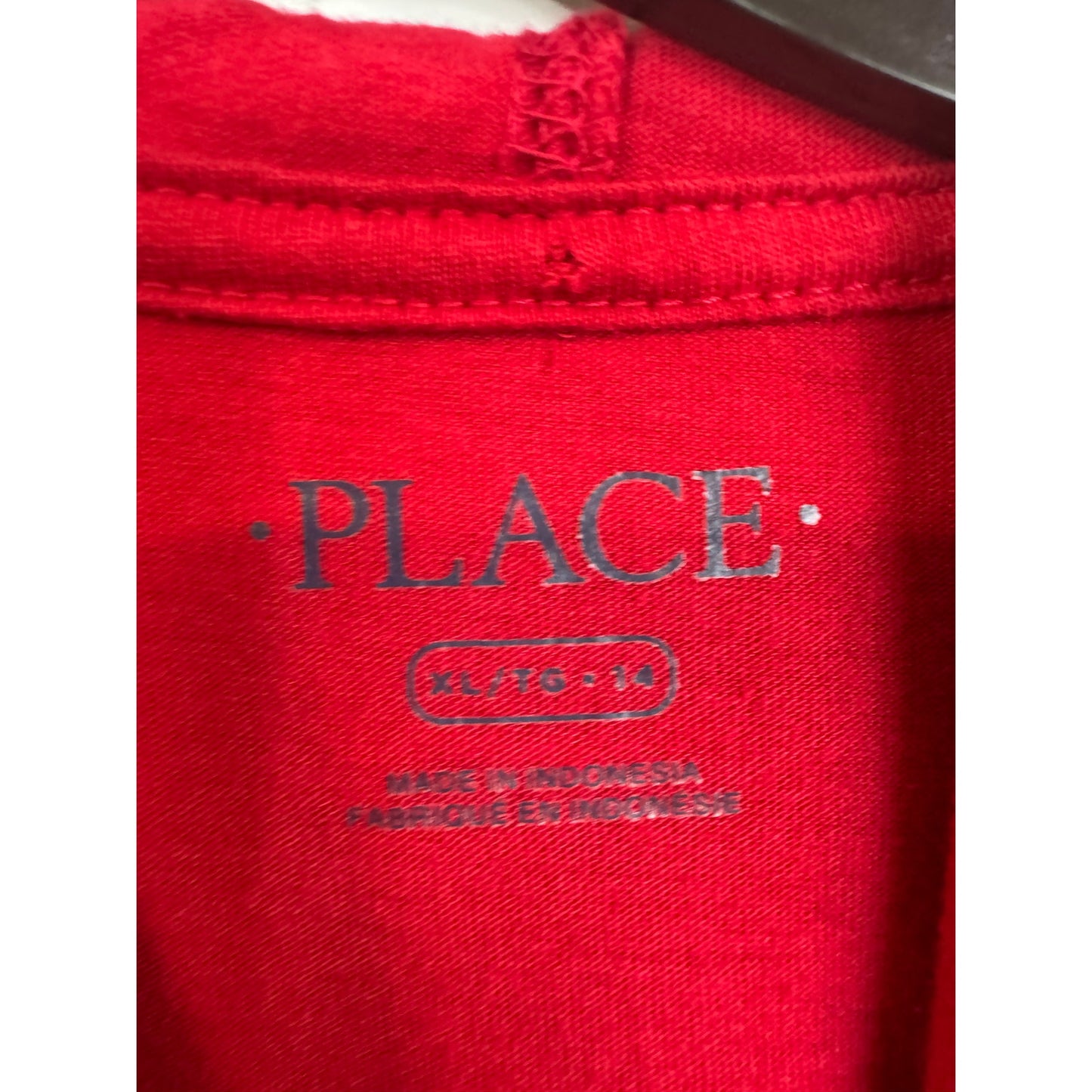 The Children's Place Red Long Sleeve Shirt Boy's Extra Large 14