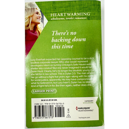 The Hardest Fight by Amy Vastine (Paperback) (Large Print)