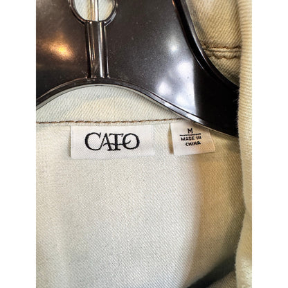 Cato Cropped Denim Jacket Women's Size Medium