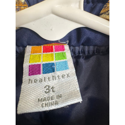 Healthtex Blue And Gold Sleeveless Puffer Vest Girl's Size 3t