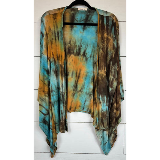 Ginger G Tie-Dye Cardigan Women's Size Large