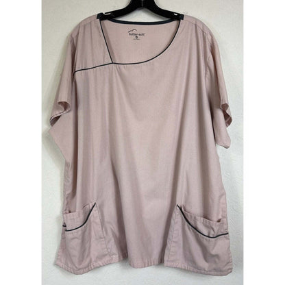 Butter-soft Pink Scrub Set Women's 4X