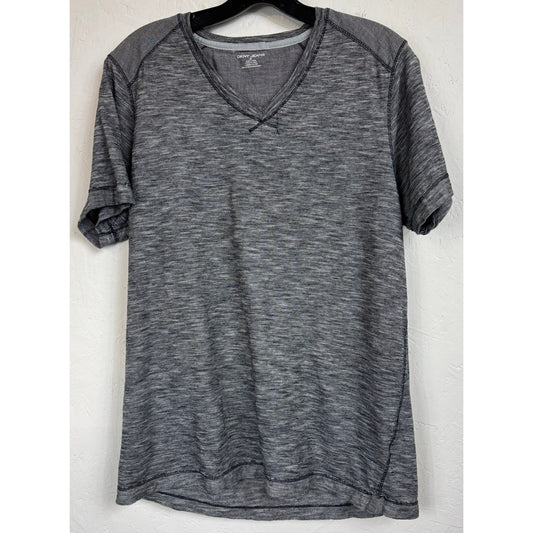 DKNY Gray Short Sleeve Shirt Men's Size Medium