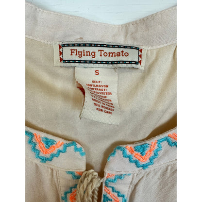 Flying Tomato Short Sleeve Mini Dress Women's Size Small