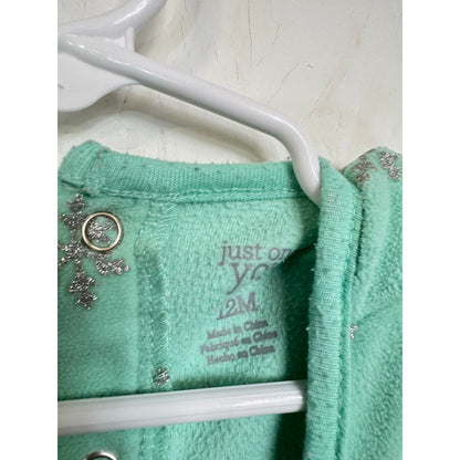 Just One You By Carters Green Long Sleeve Sleeper Girl's 12 Months