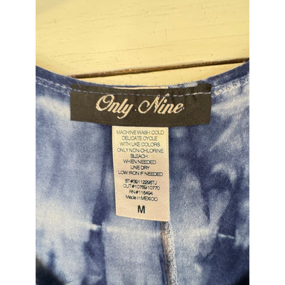 Only Nine Blue Tank Top Women's Medium