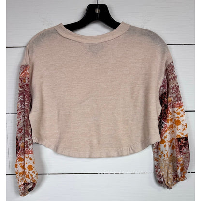 Wonderly 3/4 Sleeve Cropped Blouse Women's Size Small