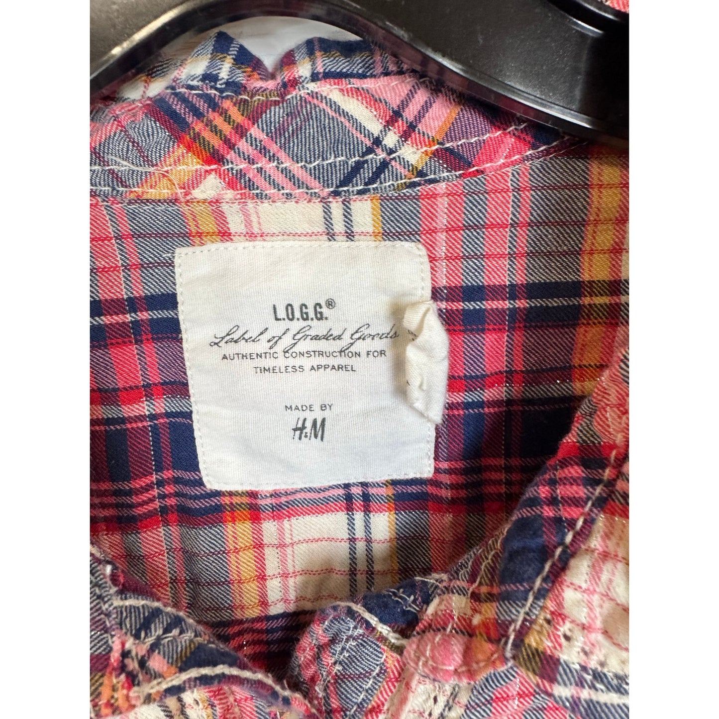 L.O.G.G. Long Sleeve Button Up Shirt Girl's Size 14