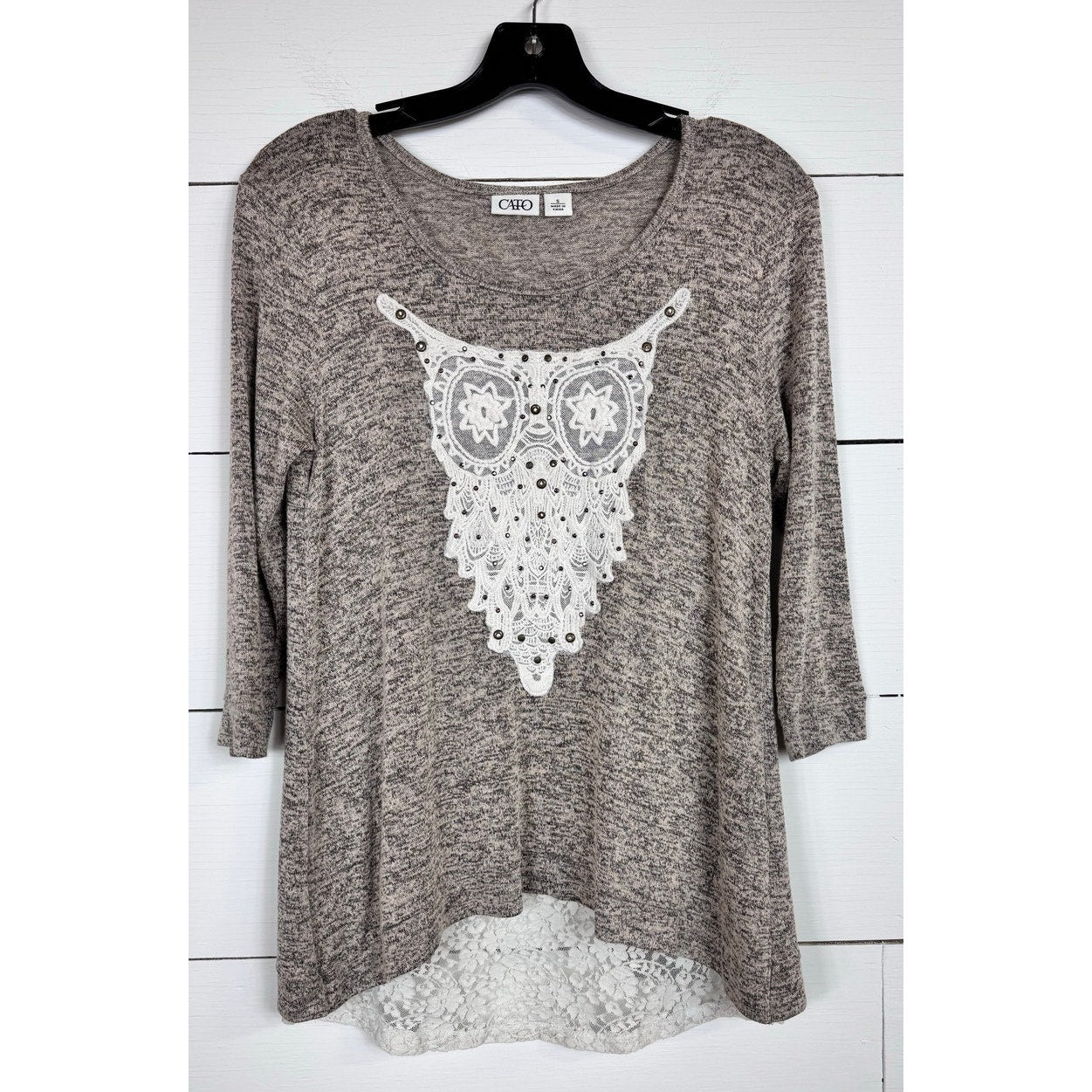 Cato 3/4 Sleeve Blouse Women's Size Small