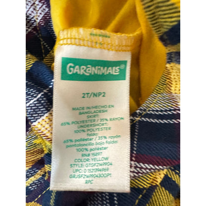 Garanimals Yellow Mini Skirt Girl's Size 2t