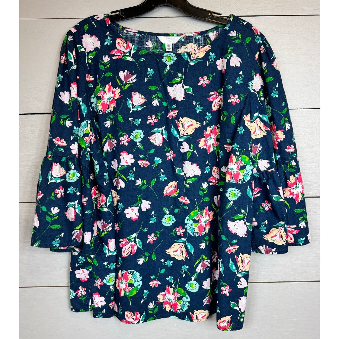 Time and Tru 3/4 Sleeve Blouse Women's Size XXL