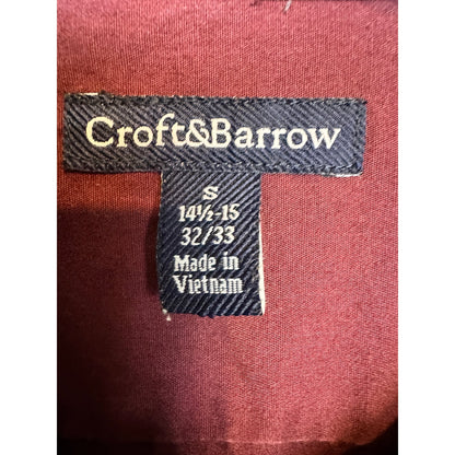 Croft & Barrow Long Sleeve Button Up Shirt Men's Size Small