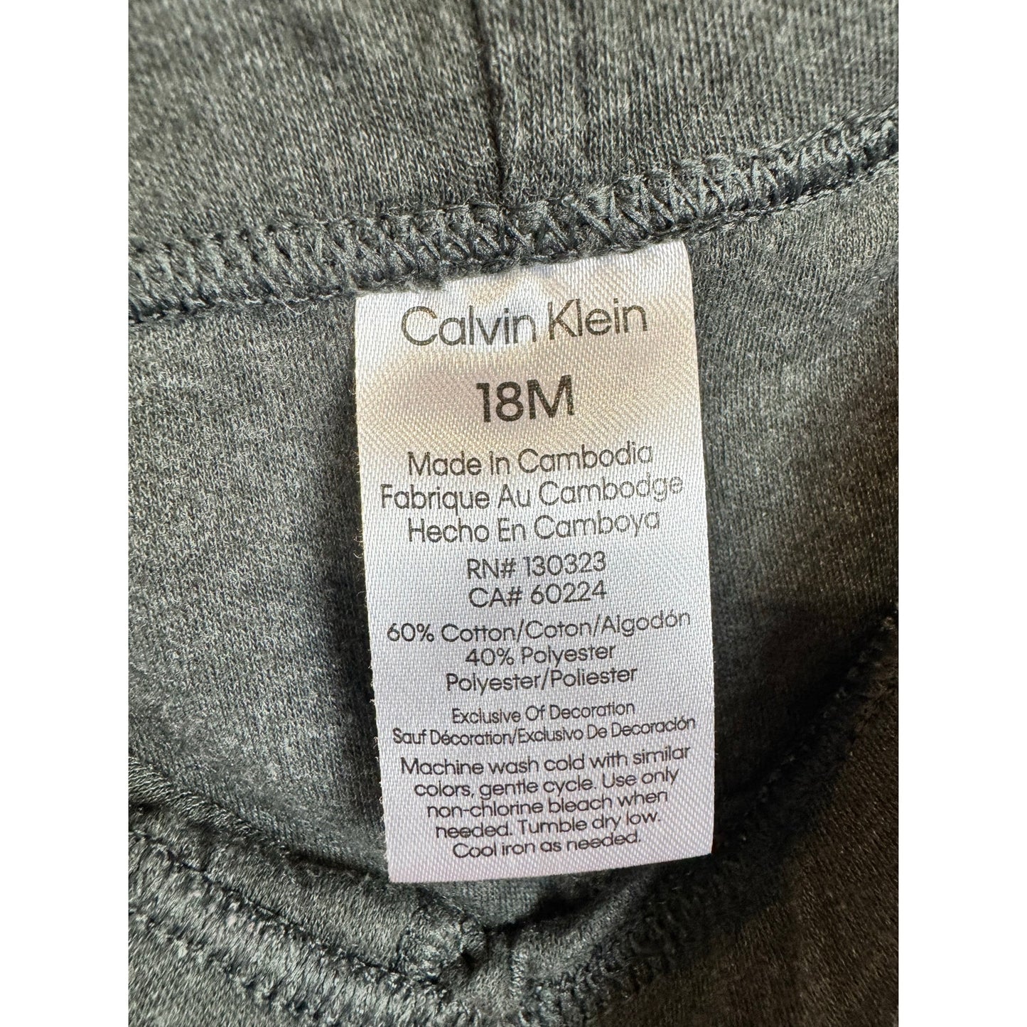 Calvin Klein Sweatpants Boy's Size 18 Months