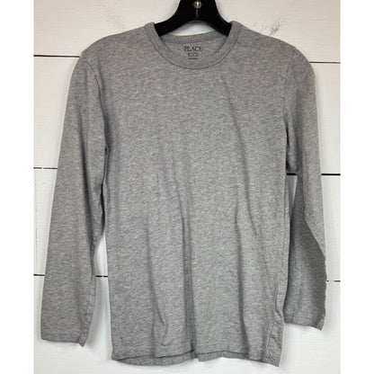 The Children's Place Gray Long Sleeve T-shirt Boy's Extra Large 14