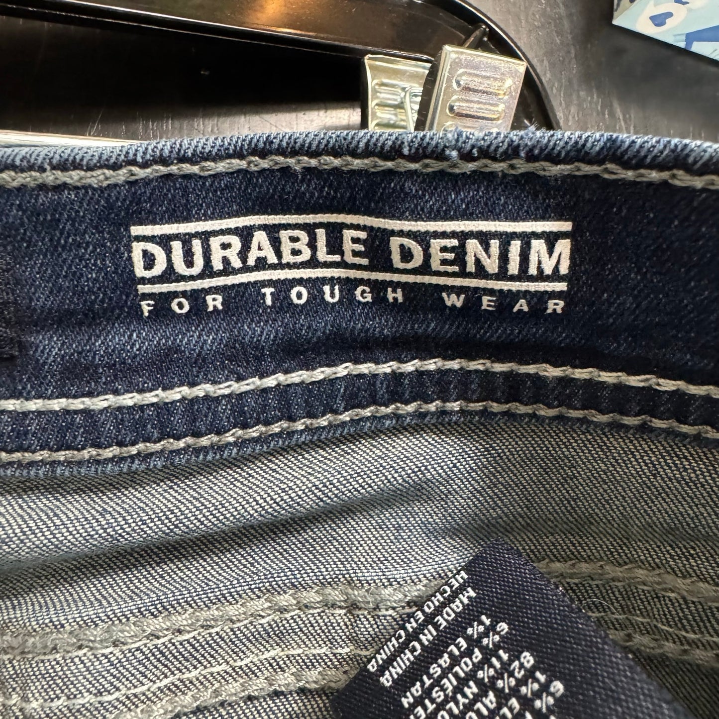 Bke Blue Straight Leg Jeans Men's 34x30