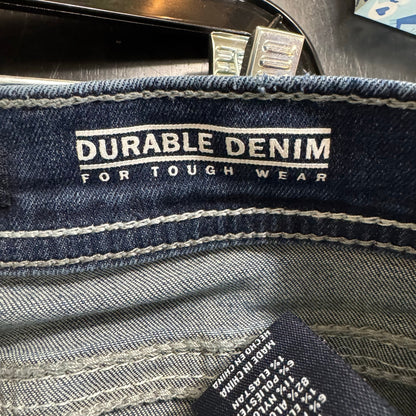 Bke Blue Straight Leg Jeans Men's 34x30