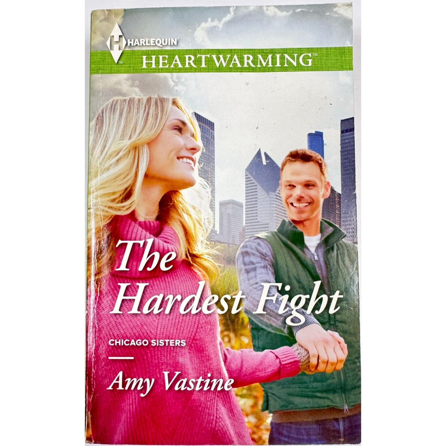 The Hardest Fight by Amy Vastine (Paperback) (Large Print)