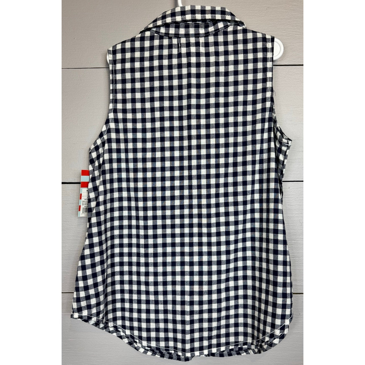 Cat & Jack Sleeveless Button Up Shirt Girl's Size Medium (7-8) Plus