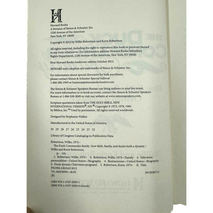 The Duck Commander Family by Willie & Korie Robertson (Hardcover)