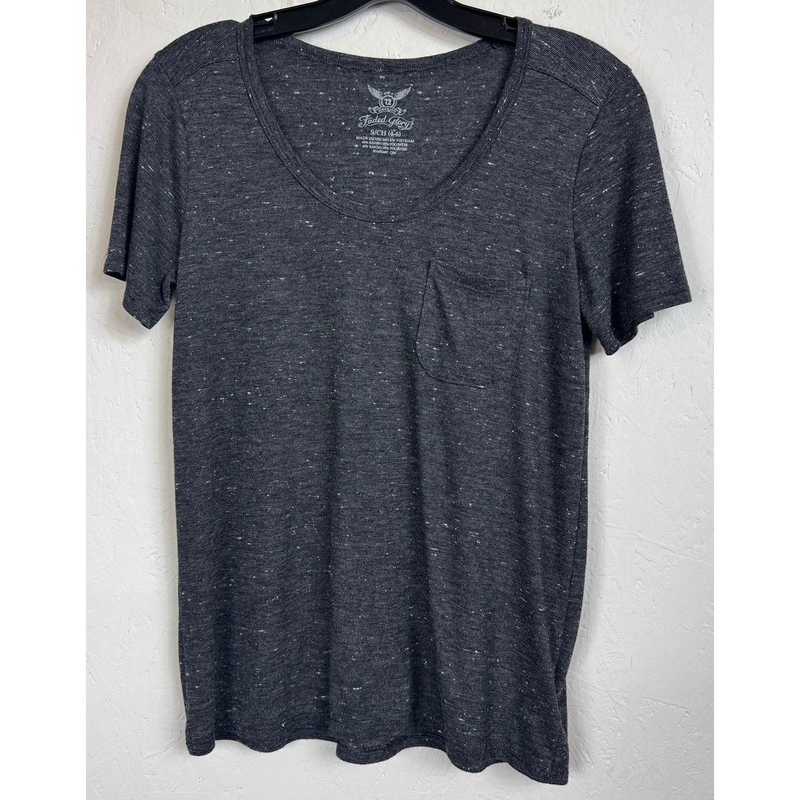 Faded Glory Gray T-shirt Women's Size Small