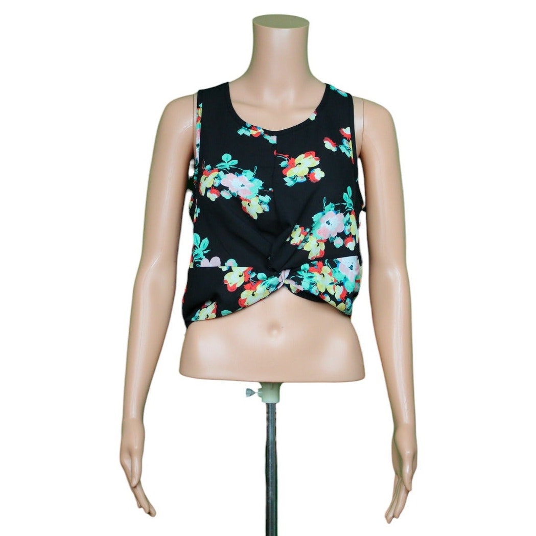 Sienna Sky Sleeveless Cropped Top Women's Size XS