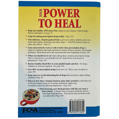 Your Power to Heal by FC&A Medical Publishing (Hardcover)