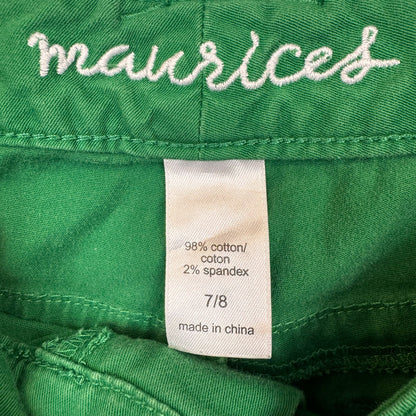 Maurices Green Skinny Pants Women's Size 7/8