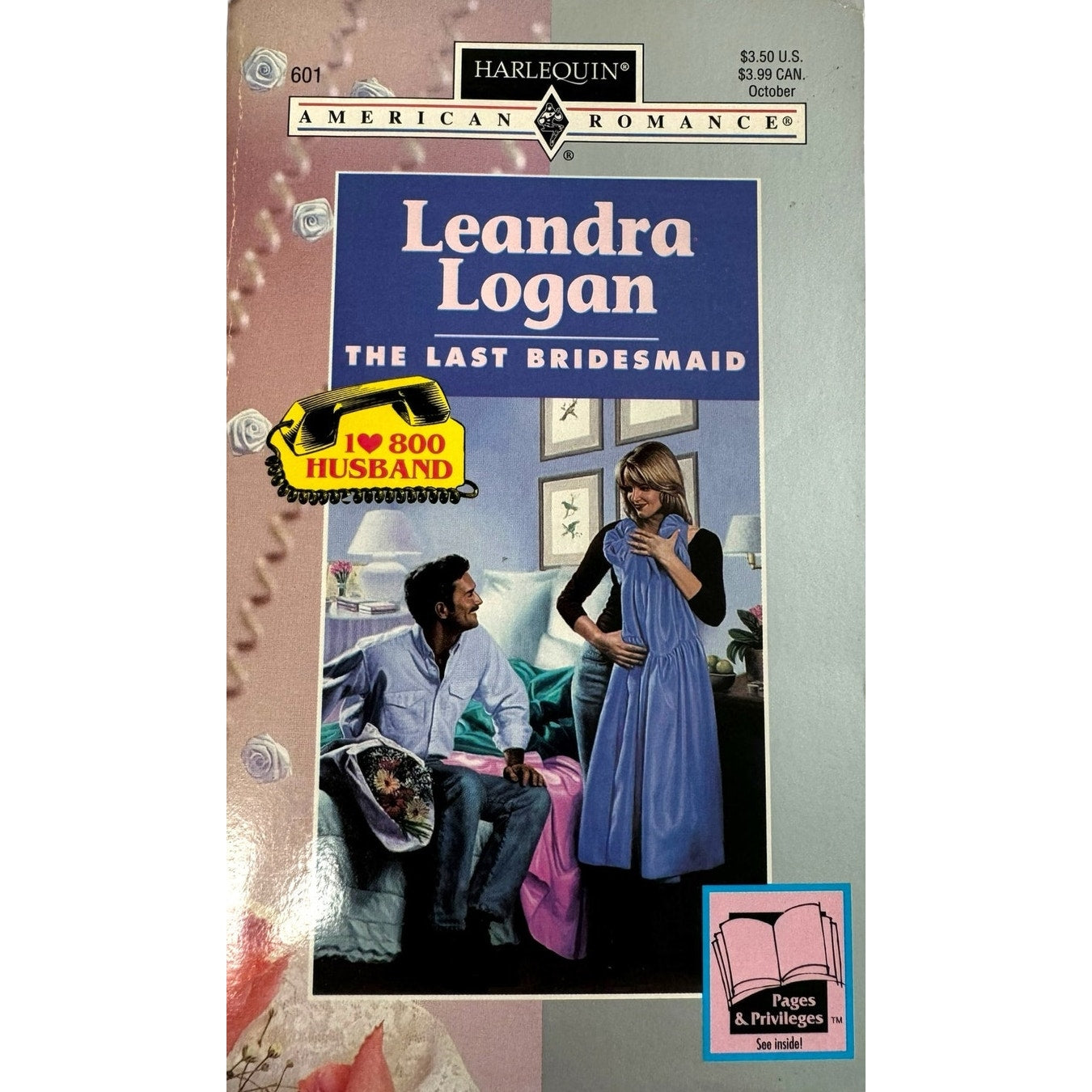 The Last Bridesmaid by Leandra Logan (1995, Paperback)