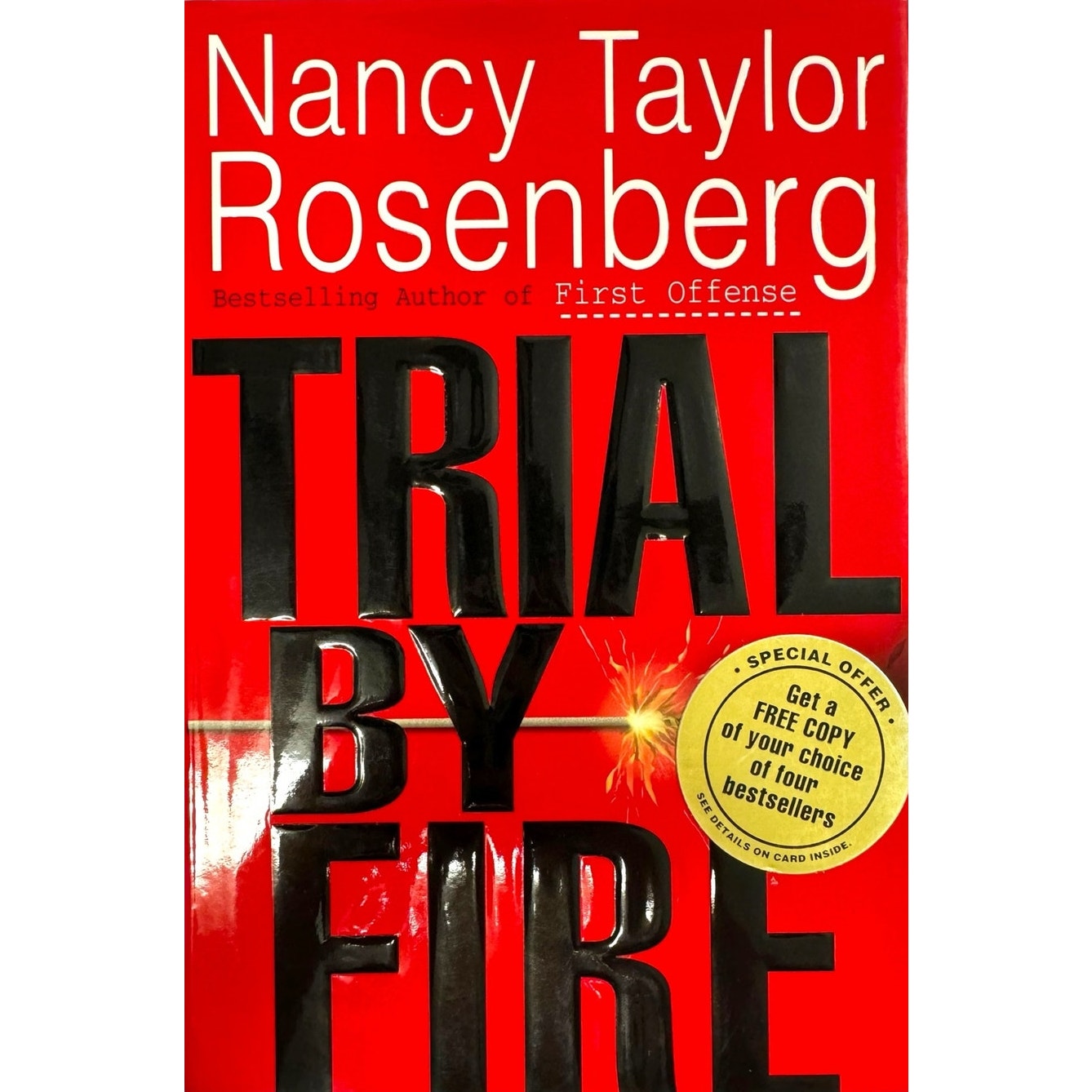 Trial by Fire by Nancy Taylor (1996, Hardcover) (First Printing)