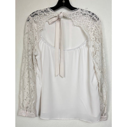 White Long Sleeve Blouse Women's Size XL
