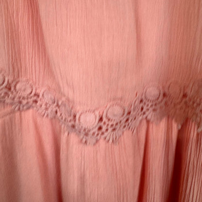 Diva Pink Knee Length Dress Women's Size Large