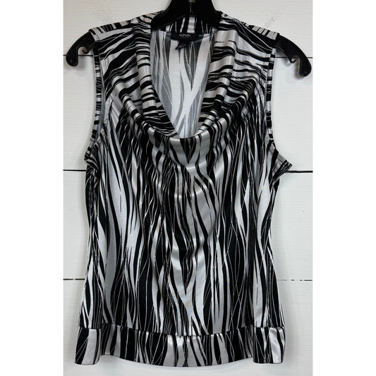 Alfani Sleeveless Blouse Women's Size Large Petite