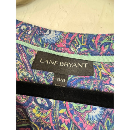 Lane Bryant Blue Long Sleeve Blouse Women's 26/28