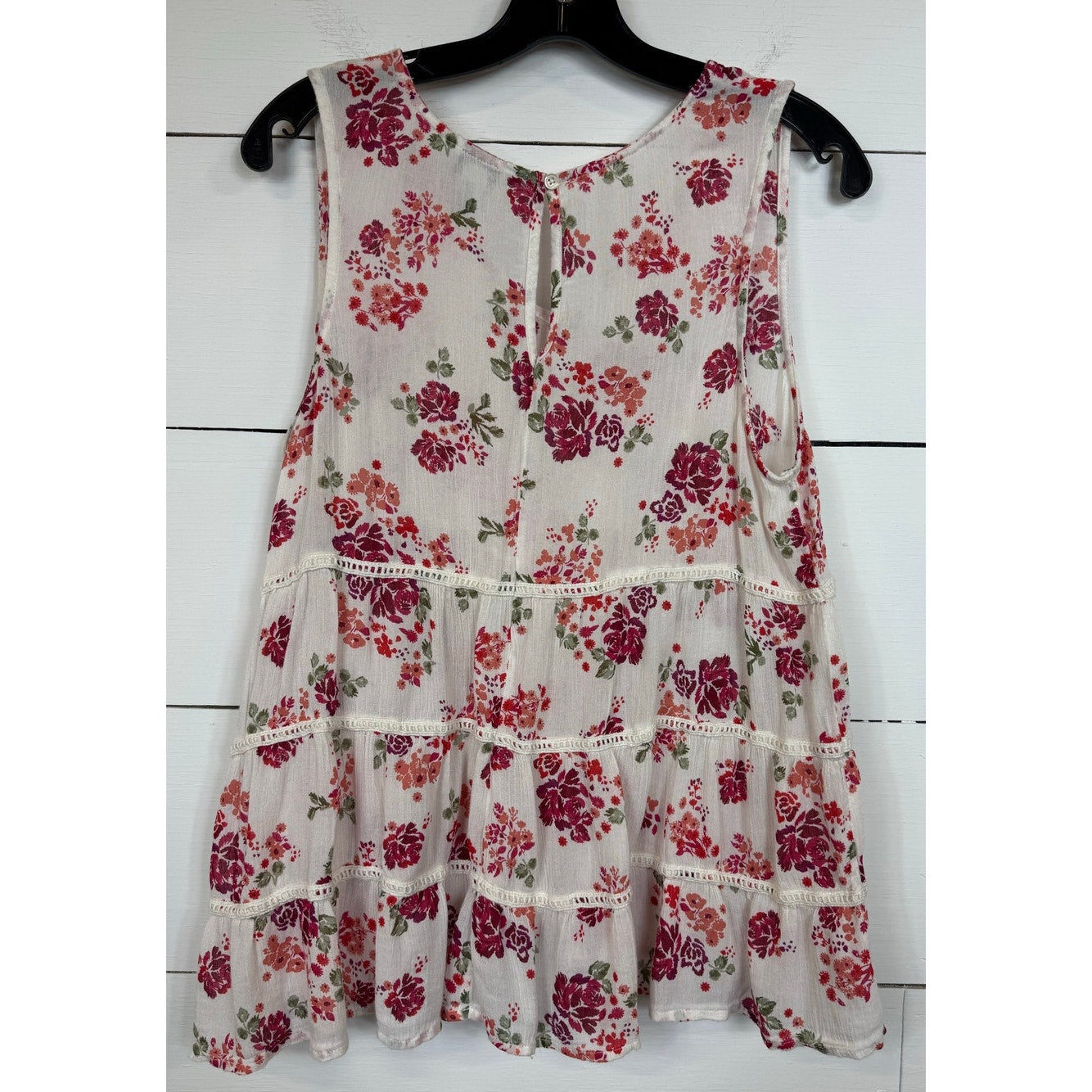 Arizona Sleeveless Floral Blouse Women's Size XL