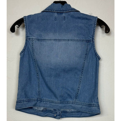 The Children's Place Blue Denim Vest Girl's Large Size 10/12