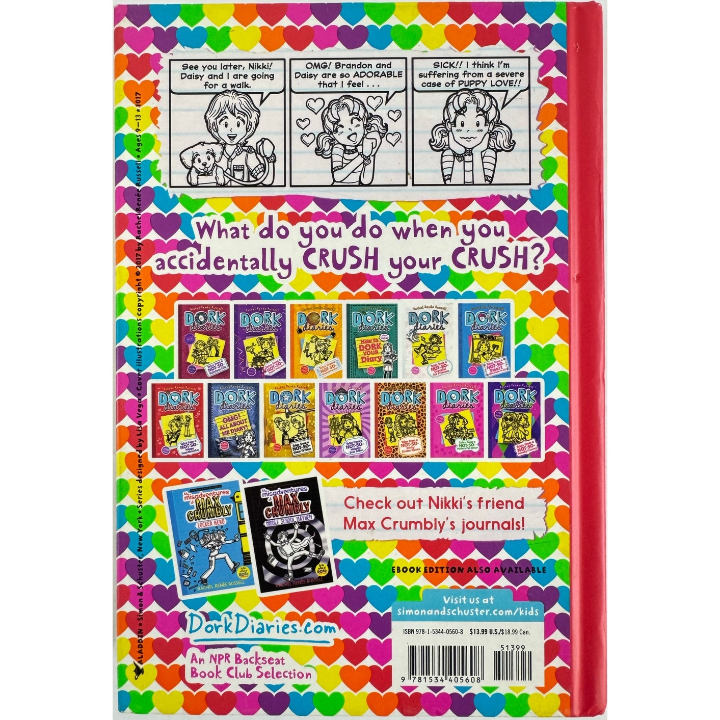 Dork Diaries: Tales from a Not-So-Secret Crush Catastrophe (Hardcover)