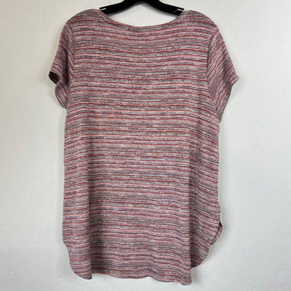 Apt.9 Multicolor Short Sleeve Blouse Women's XL