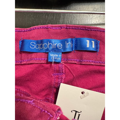Sapphire Ink Pink Skinny Pants Women's 11