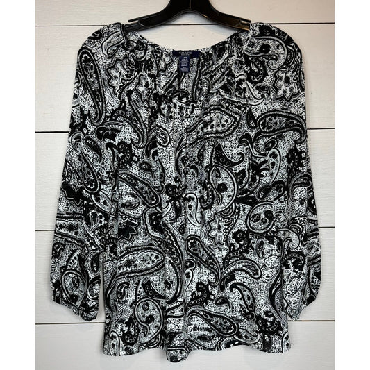 Chaps Long Sleeve Blouse Women's Size Large