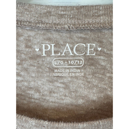 The Children's Place Pink Long Sleeve T-Shirt Girl's Size Large (10/12)