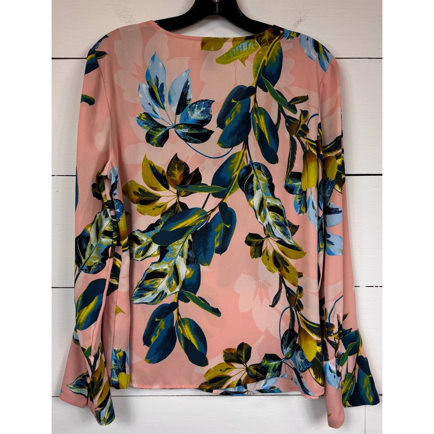 Worthington Pink Floral Blouse Women's Size Medium